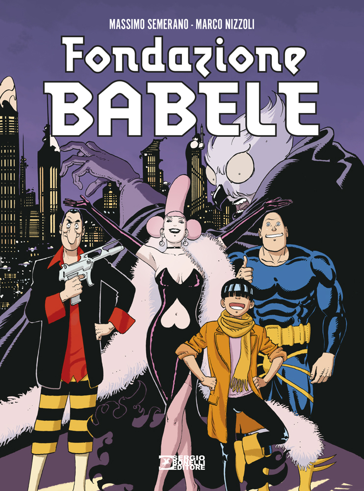 Cover per libro Fondazione Babele, edito da Sergio Bonellli Editore